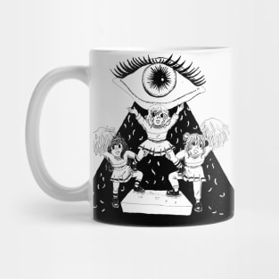 Entertaintment Media as an Illuminati Conspiracy Mug